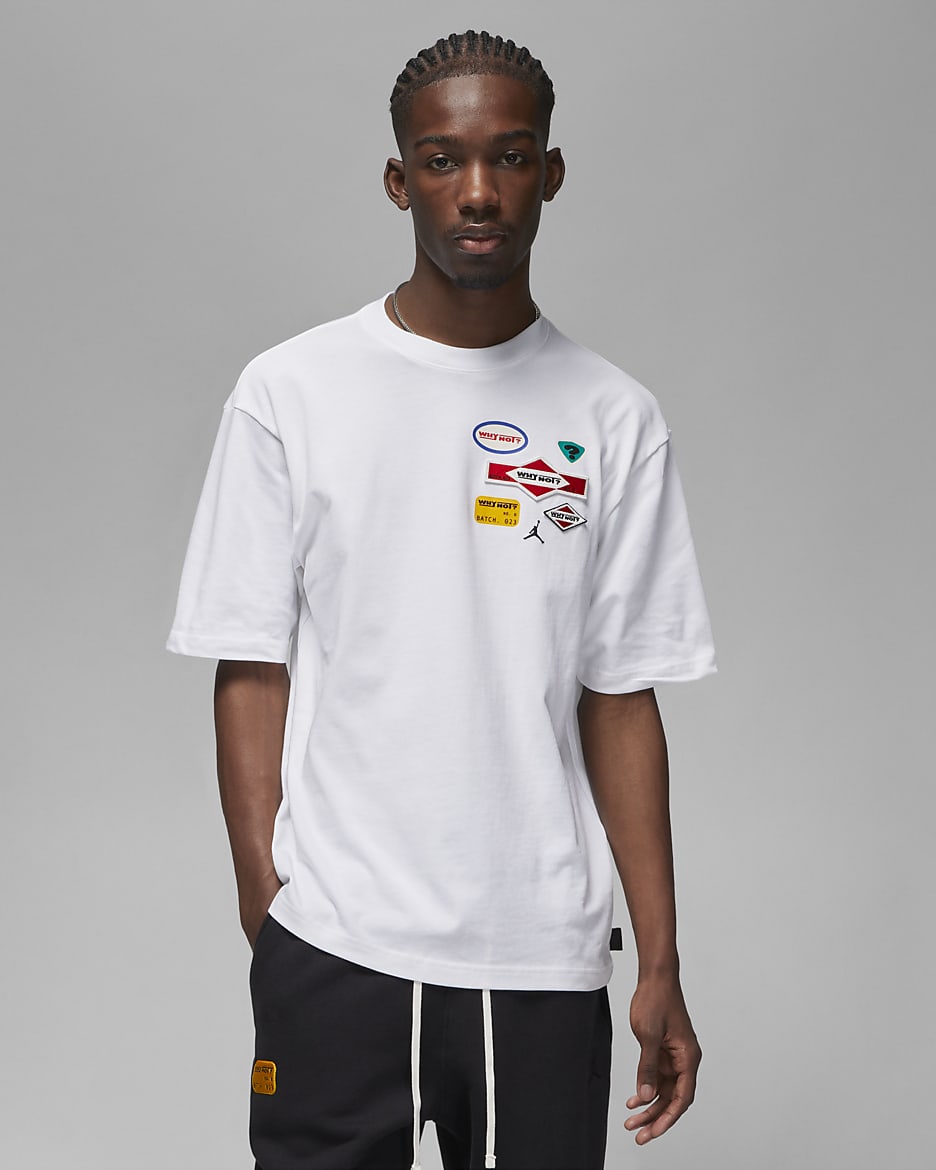 Playera blanca jordan 2025